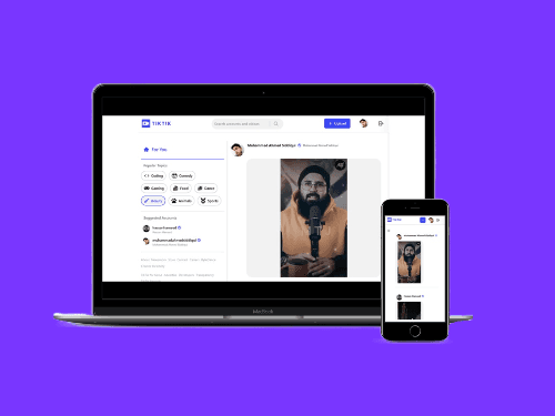 Tiktik Video Sharing Platform
